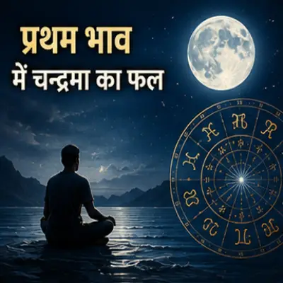 जानिये चन्द्रमा का प्रथम भाव में फल