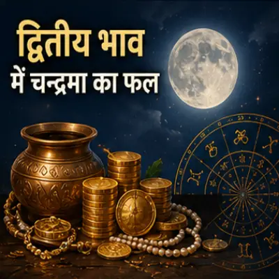 द्वितीय भाव में चंद्रमा का फल