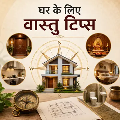 घर के लिए वास्तु टिप्स: मुख्य द्वार से पूजा घर तक संपूर्ण मार्गदर्शिका