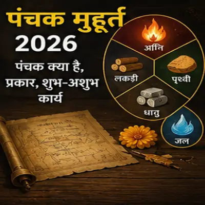 पंचक मुहूर्त 2026, पंचक क्या है, प्रकार, शुभ-अशुभ कार्य
