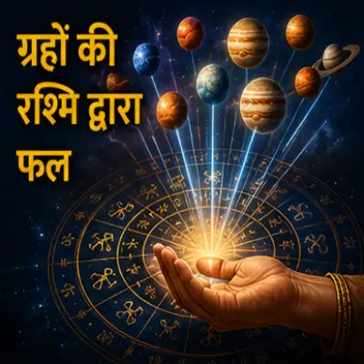 ग्रहों की रश्मि द्वारा फल