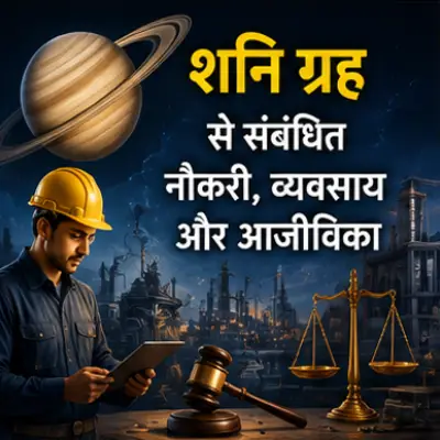 शनि ग्रह से संबंधित नौकरी, व्यवसाय और आजीविका