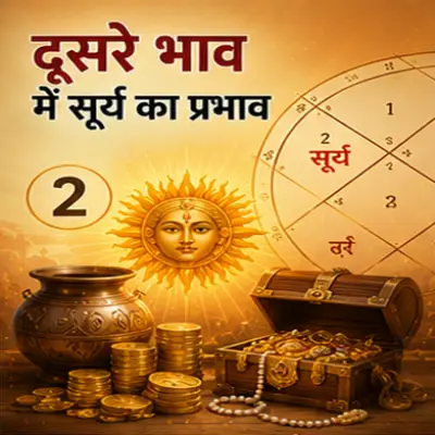 दूसरे भाव में सूर्य के प्रभाव