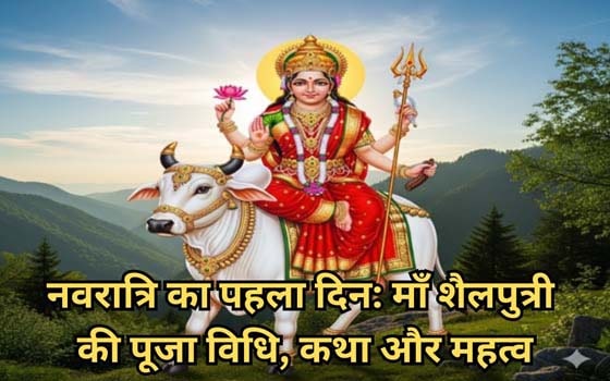 Navratri Pehla din Maa Shailputri