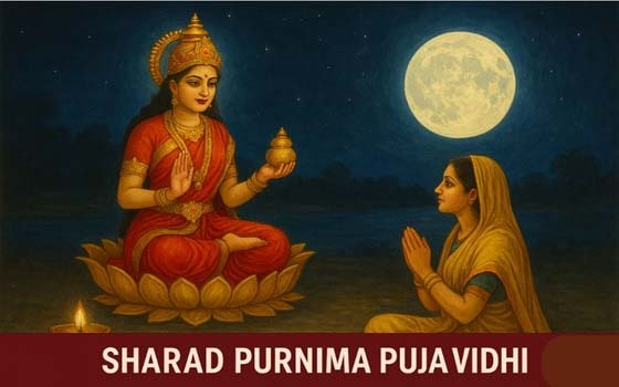 sharad purnima puja vidhi